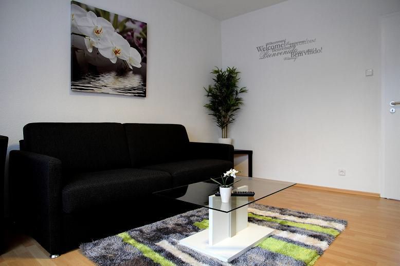 Nürnberg Appartement Pfeffer Süd-West: Wohn- Schlafzimmer